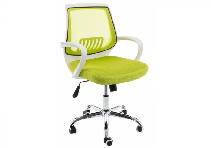 Компьютерное кресло Ergoplus белое - зеленое