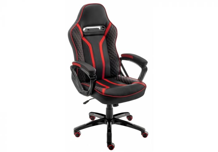 11513 Компьютерное кресло Lazer черное-красное