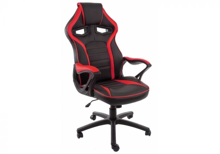 Компьютерное кресло Monza черное - красное
