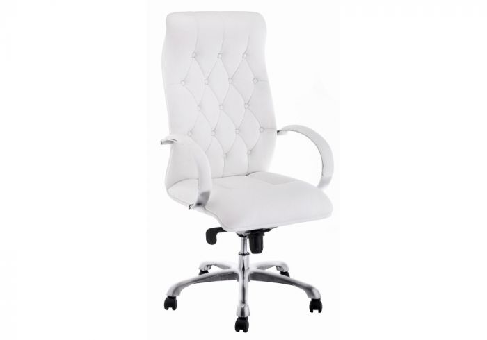 Компьютерное кресло Osiris white - satin chrome
