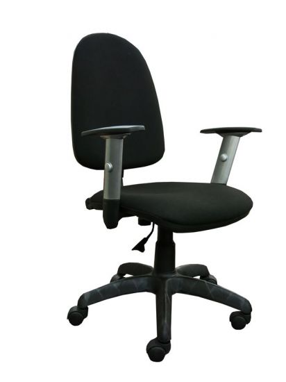 Компьютерное кресло Престиж new 06 B-14 (чёрный) с регулируемыми подлокотниками