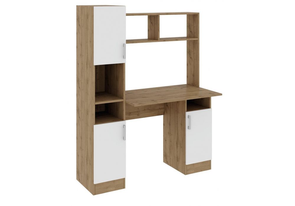 Компьютерный стол Эндо дуб вотан - белый