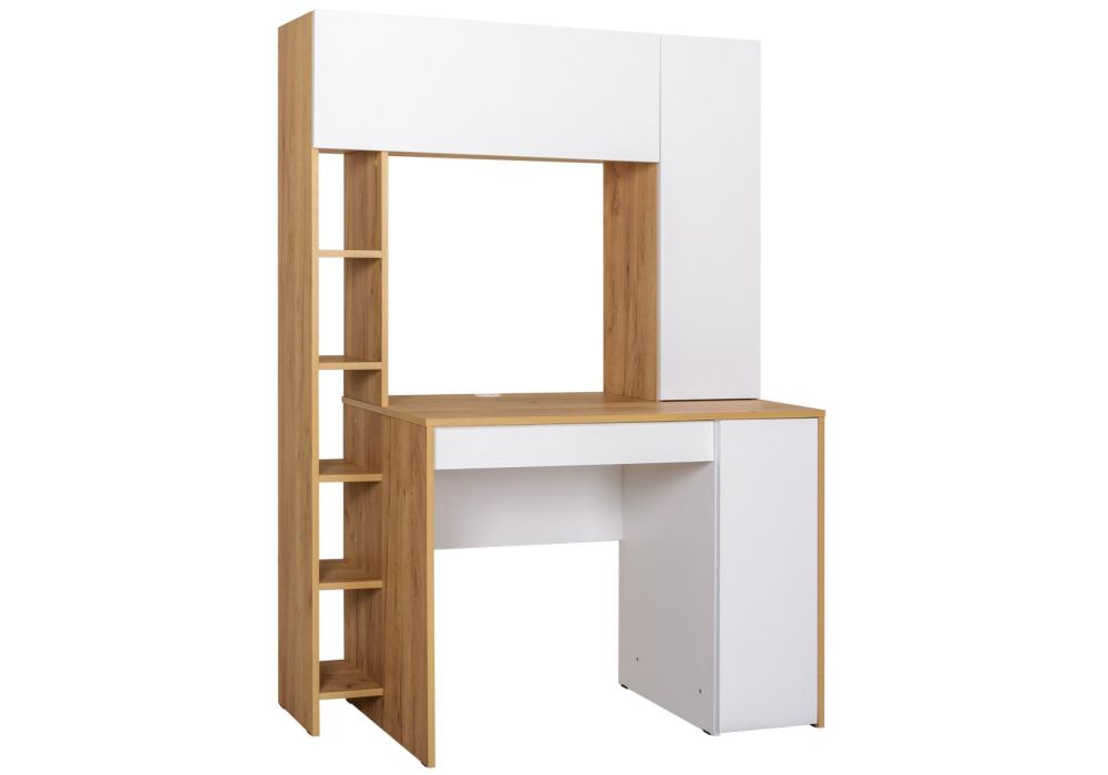 Стол Комфорт 12.71 дуб золотой craft - белая аляска