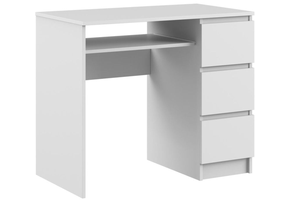 Стол Мадера СМП 900 правый лдсп белый эггер