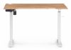 Компьютерный стол Маркос с механизмом подъема 120х75х7б белый - вотан дуб - 3