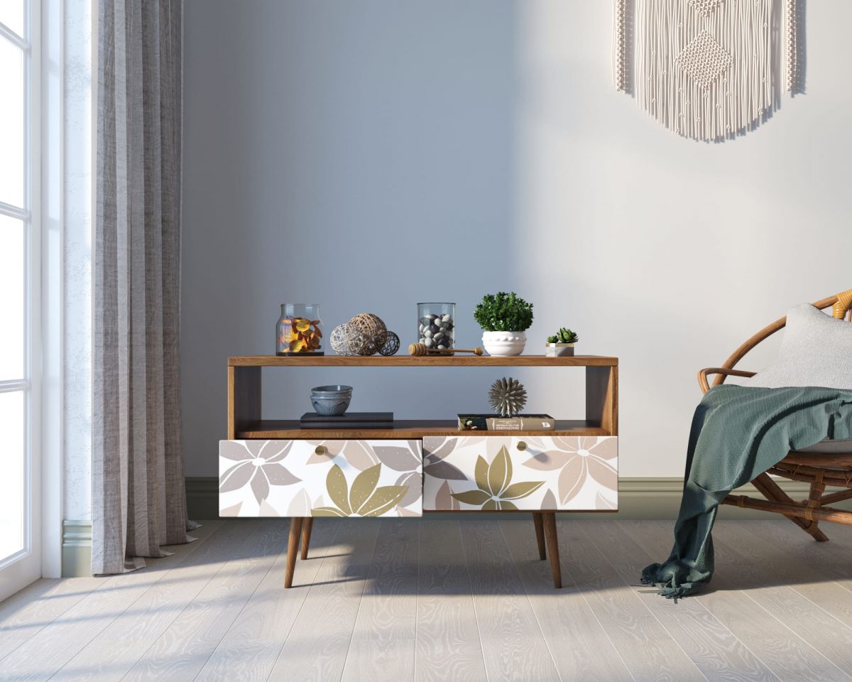 Консоль "Berber" с двумя ящиками принт 27