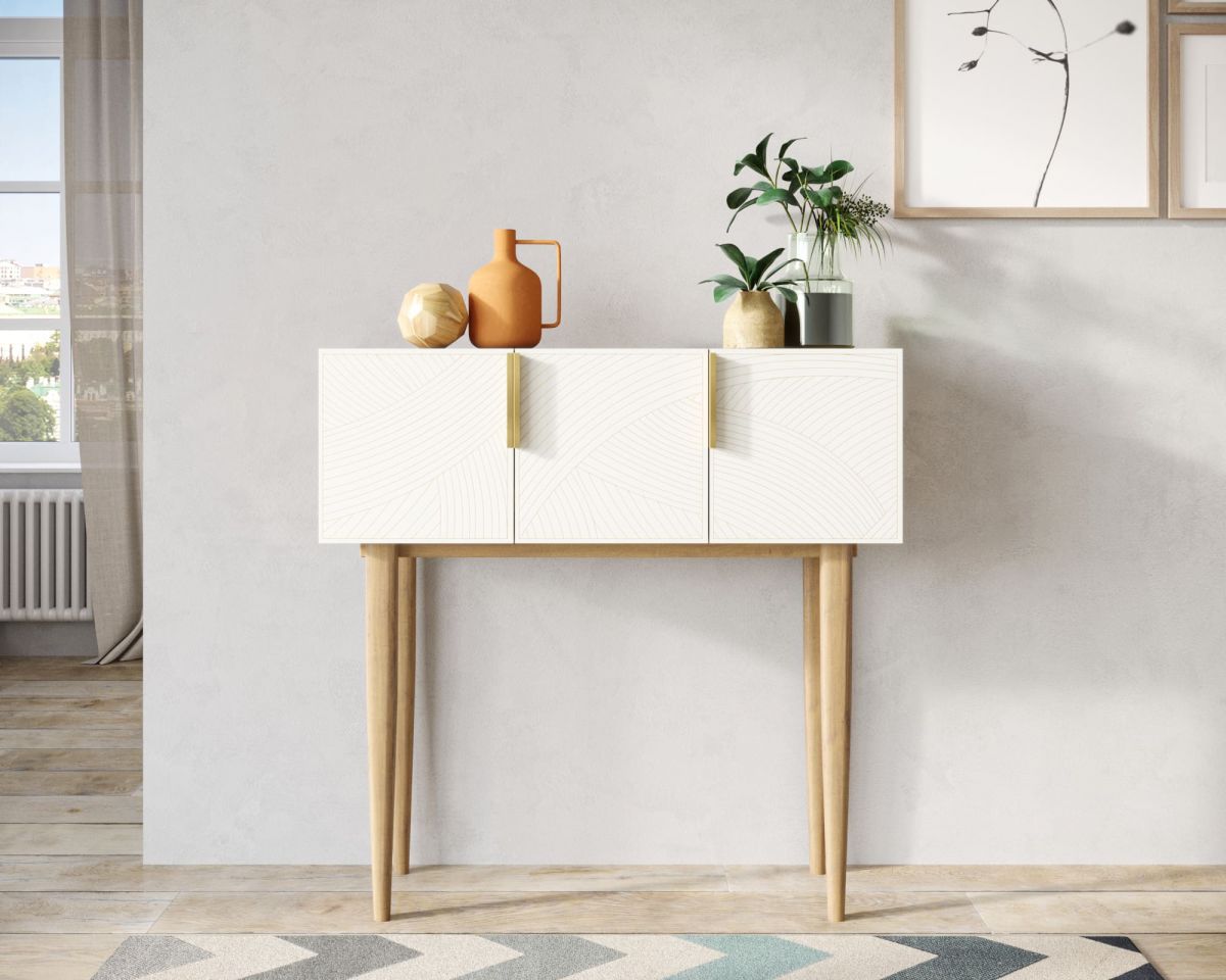 Консоль с тремя дверками "Line" LN15-GR1-beige