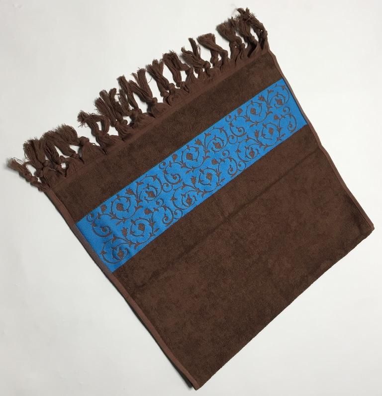 Коричневый Classik 70х130 бамбук полотенце (1шт) Фиеста