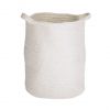 Корзина Abeni из 100% хлопка белого цвета - 3