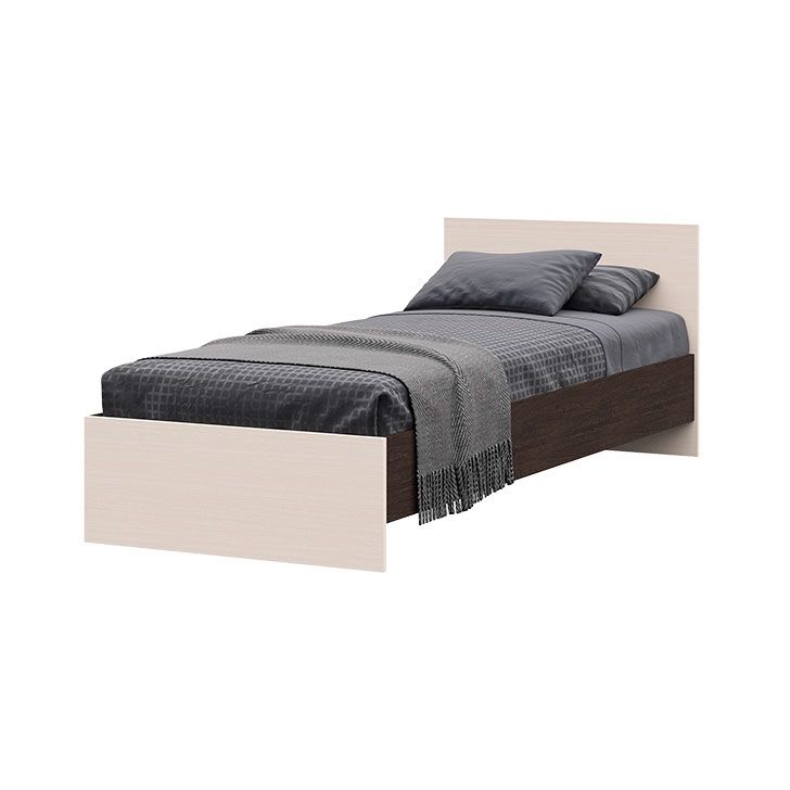 КР 554 Бася ЛДСП кровать 800 венге-белфорт