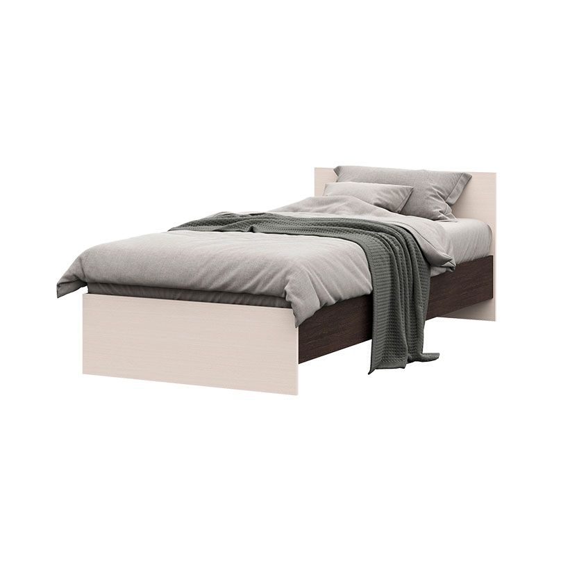 КР 555 Бася ЛДСП кровать 900 венге-белфорт