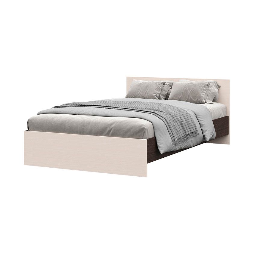 КР 557 Бася ЛДСП кровать 1400 венге-белфорт