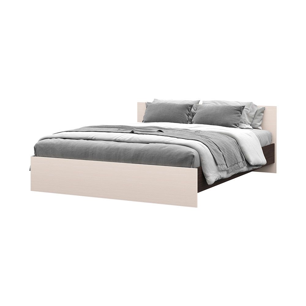 КР 558 Бася ЛДСП кровать 1600 венге-белфорт