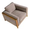 Кресло 5131-KF2672-1P-G0401720 коричневое тканевое - 4