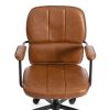Кресло ALPHA иск. кожа, Brown (коричневый) - 6