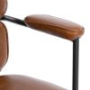 Кресло ALPHA иск. кожа, Brown (коричневый) - 8