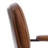 Кресло ALPHA иск. кожа, Brown (коричневый) - 9