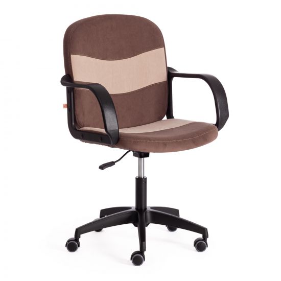 Кресло BAGGI PA флок , коричневый-бежевый, 6-7