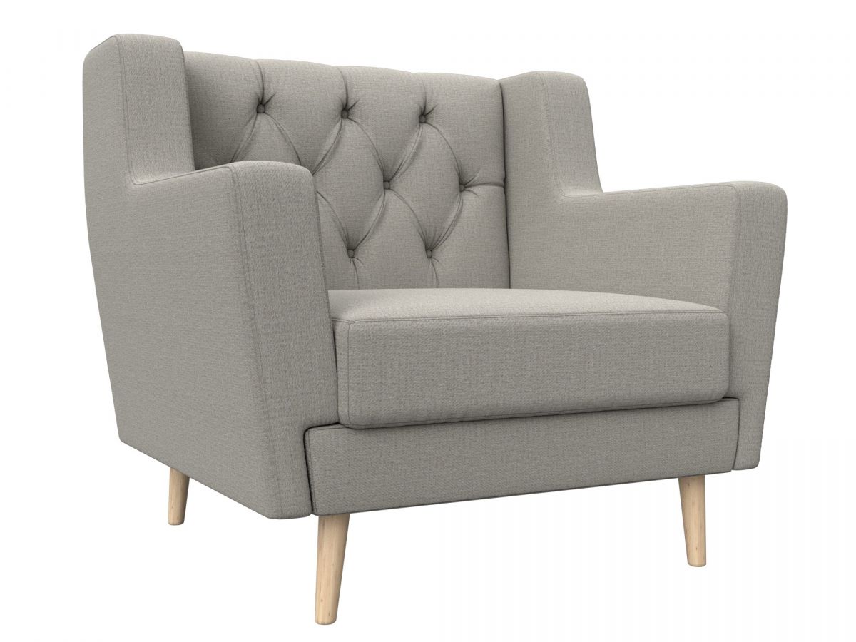 125630 Кресло Брайтон Люкс | рогожка | амур бежевый