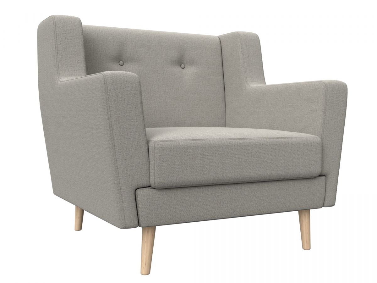 125628 Кресло Брайтон | рогожка | амур бежевый