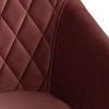 Кресло BREMO (mod. 708) - 1 шт. в упаковке ткань-металл, 58х55х83 см, высота до сиденья 48 см, коралловый barkhat 15 -черный - 8