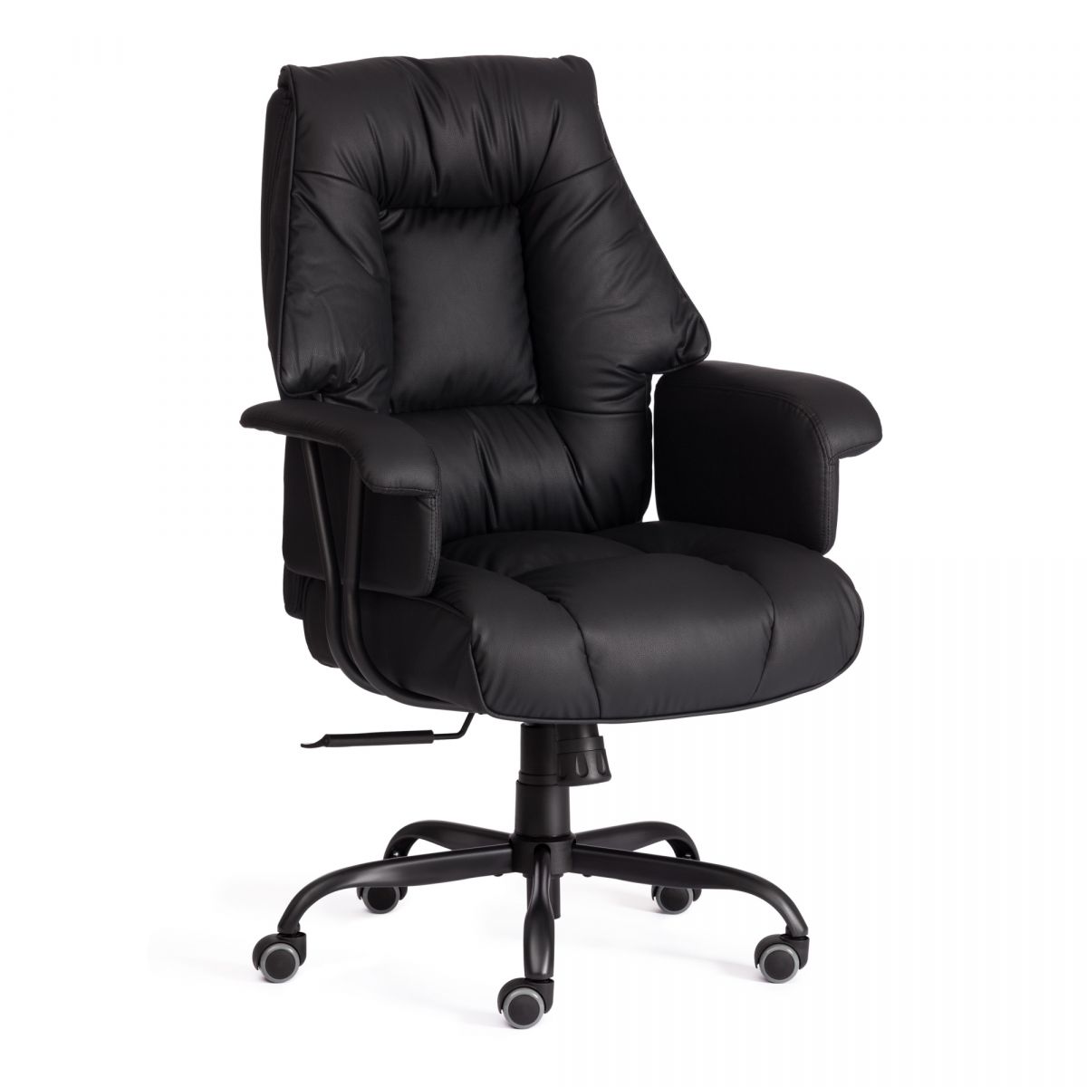 Кресло BROOKLYN кожзам, черный кожзам, черный