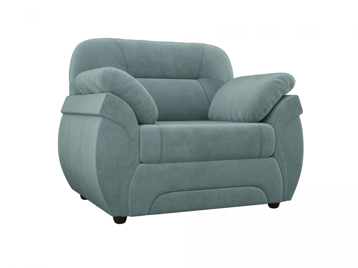 105710 Кресло Бруклин | велюр | бирюзовый