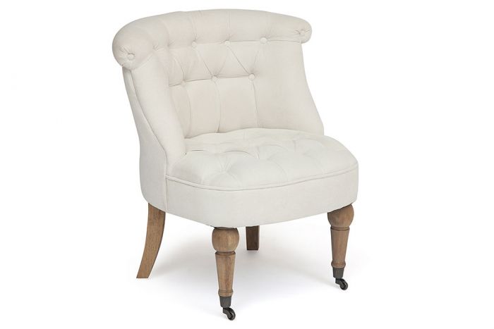 Кресло Secret De Maison Bunny (mod. CC1202) велюр, 75х63х70см, слоновая кость- Miss-01
