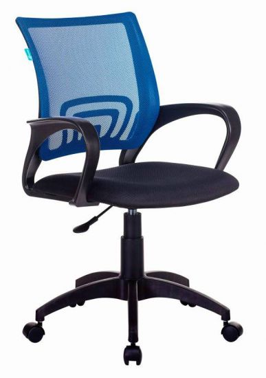 Кресло Бюрократ CH-695NLT синий TW-05 сиденье черный TW-11 сетка | ткань крестовина пластик