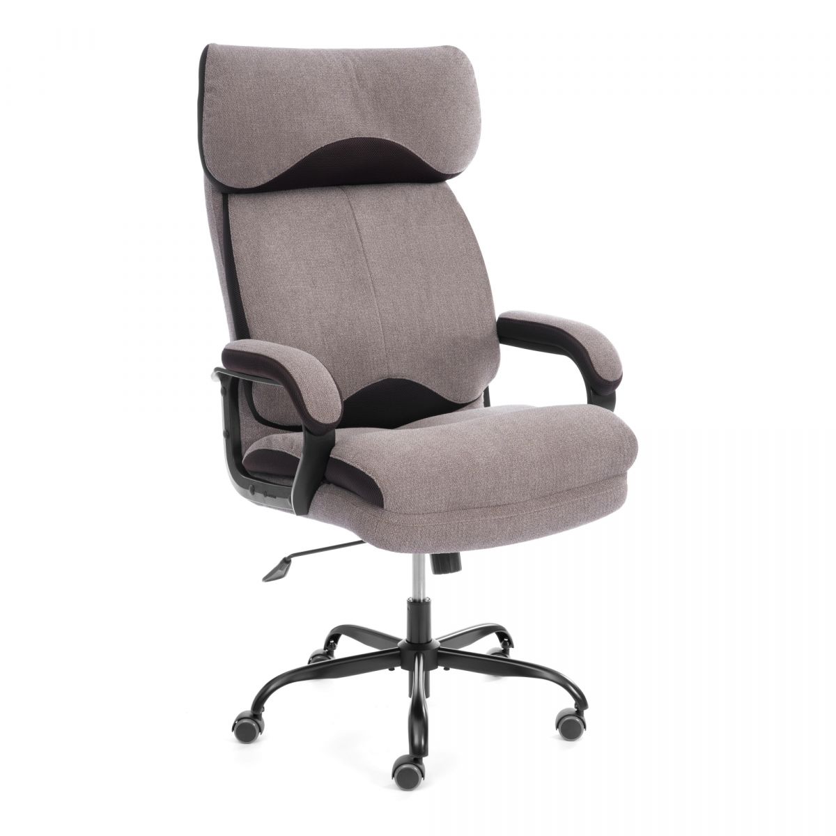 Кресло Chief metalBL ткань, светло-коричневый, KUB 03-TW-24