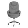 Кресло COMFORT Lux (22) metalBL ткань, серый, KUB 05 - 6