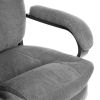 Кресло COMFORT Lux (22) metalBL ткань, серый, KUB 05 - 9