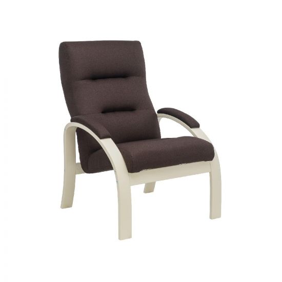 Кресло для отдыха Leset Лион, обивка Малмо 28, каркас слоновая кость