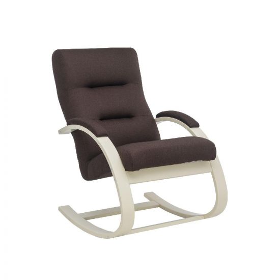 Кресло для отдыха Leset Милано, обивка Малмо 28, каркас слоновая кость