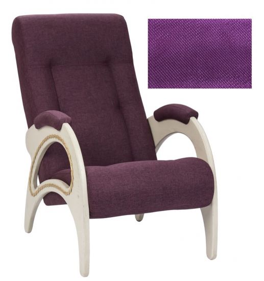 Кресло для отдыха, мод. 41 (Cyklam-Дуб шамапань) с лозой