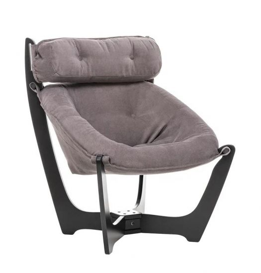 Кресло для отдыха Мод_11 (Verona Antrazite Grey- каркас Венге)