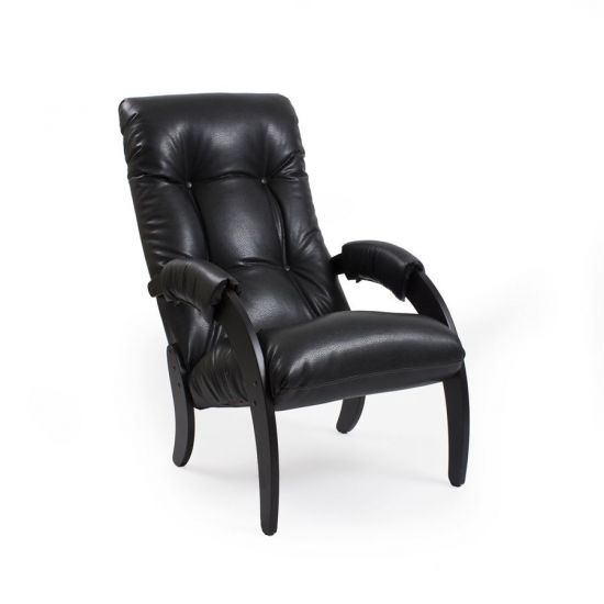Кресло для отдыха Модель 61 (венге-Vegas lite Black)