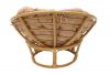 Кресло для отдыха Папасан арт.Р110Н Ø110см ротанг натуральный 3 уп(1 уп корзина медовый, 1 уп подста - 2