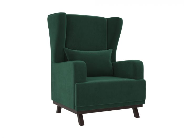 101974 Кресло Джон | Велюр | Зеленый