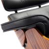 Кресло EAMES LOUNGE CHAIR и оттоманка EAMES LOUNGE CHAIR чёрные - 11