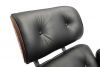 Кресло EAMES LOUNGE CHAIR и оттоманка EAMES LOUNGE CHAIR чёрные - 3