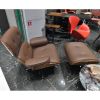 Кресло EAMES LOUNGE CHAIR и оттоманка EAMES LOUNGE CHAIR коричневые - 4