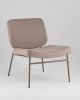 Кресло Эбигейл велюр бежевый, каркас бежево-серый - 2
