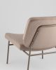 Кресло Эбигейл велюр бежевый, каркас бежево-серый - 7