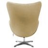 Кресло EGG STYLE CHAIR карамельный, искусственная замша - 6