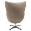 Кресло EGG STYLE CHAIR латте, искусственная замша FR 0647 - 5