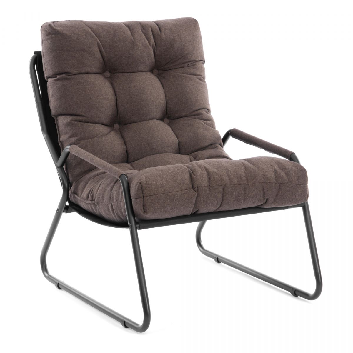 Кресло Ergo-Эрго рогожка, коричневый, 3М7-147