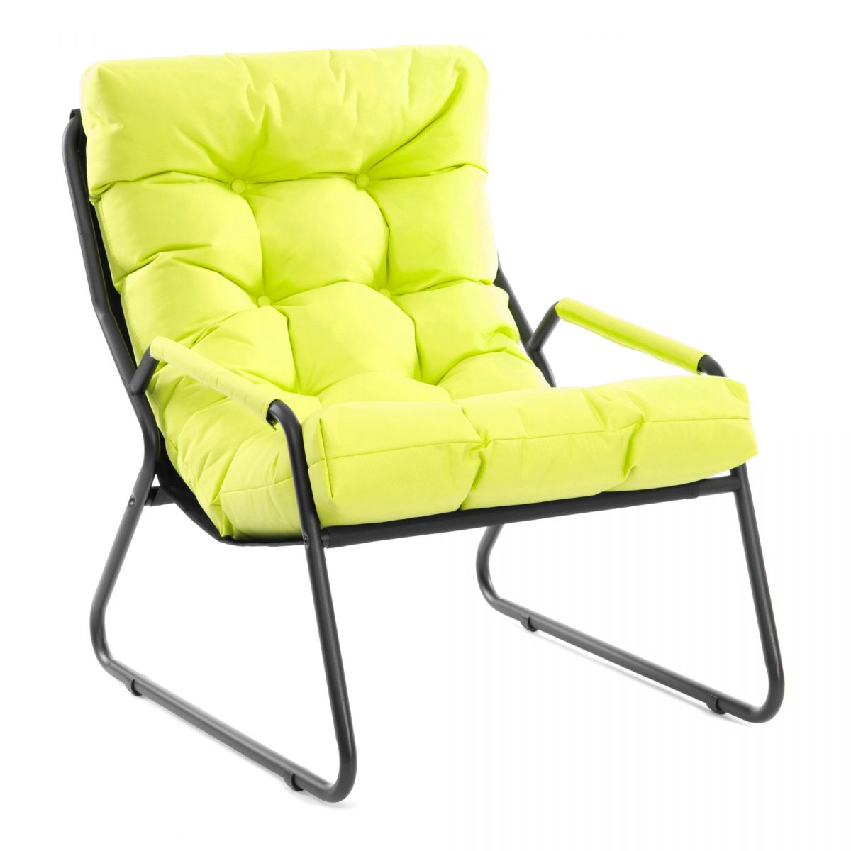 Кресло Ergo-Эрго рогожка с водоотталкивающей пропиткой, Лайм