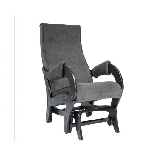 Кресло-глайдер 708, обивка Verona Antrazite Grey, каркас венге