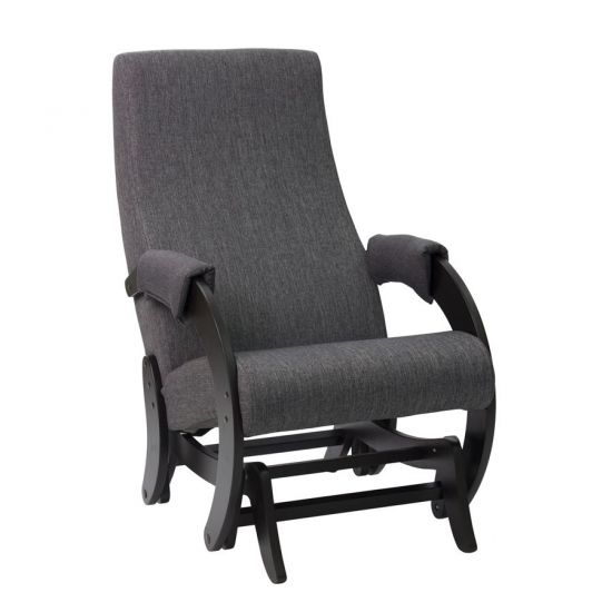Кресло- гляйдер Модель 68-М (Венге-Verona Light Grey ) серый